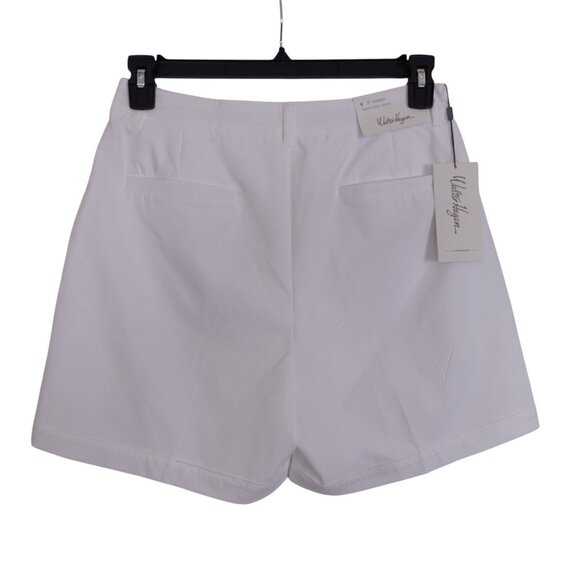 NWT Walter Hagen Clubhouse Traditional 7" Golf Shorts Sz 6 White Moisture Wick - Picture 3 of 8